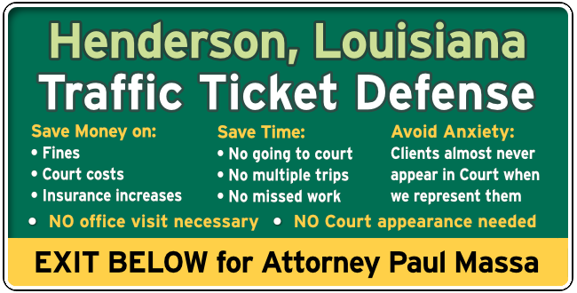Henderson Traffic and Speeding Ticket Lawyer Paul Massa graphic